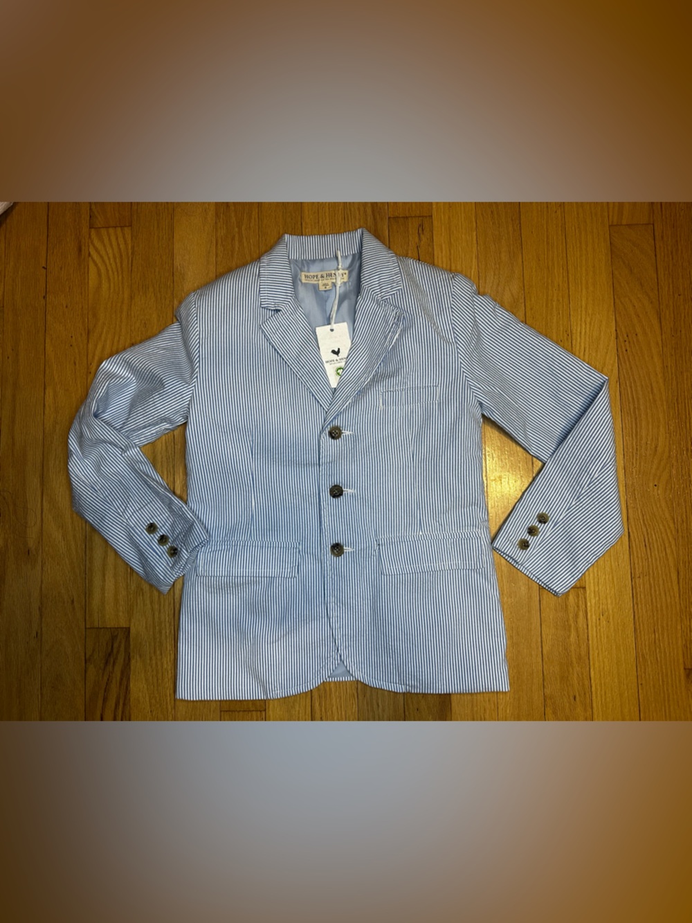 Henry & Hope Striped Blazer NWT Size: 8